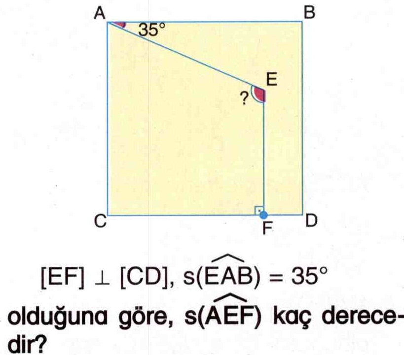 Açı hesaplama ile ilgili soru