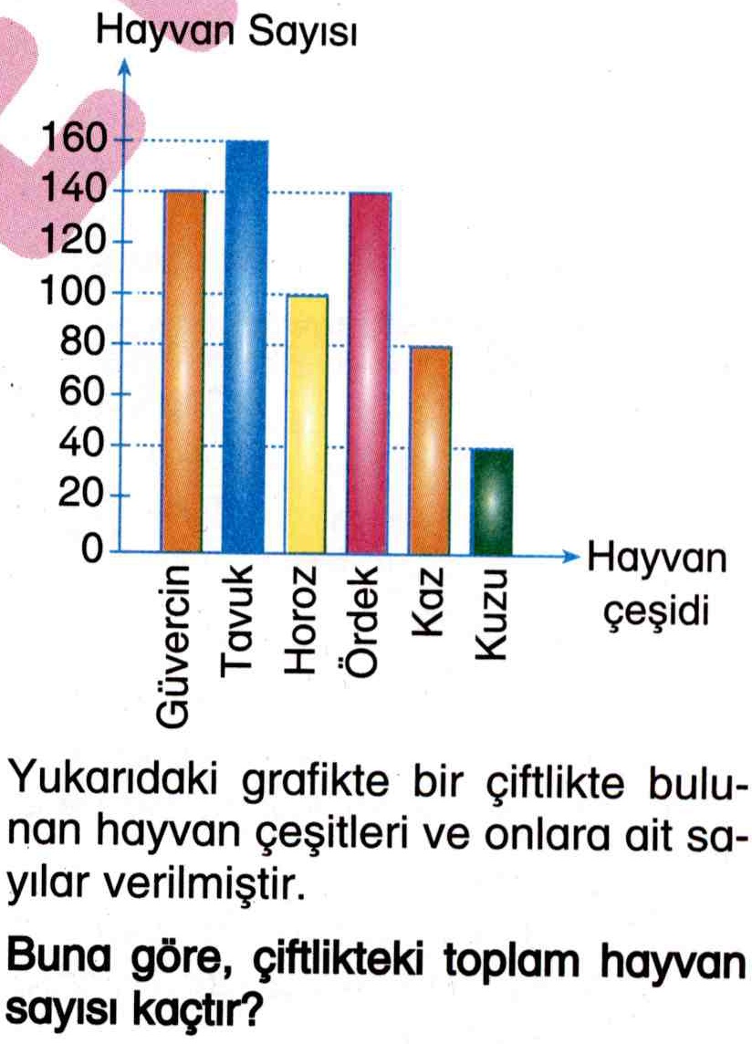 Bir çiftlikteki hayvan sayısını hesaplama ile ilgili soru