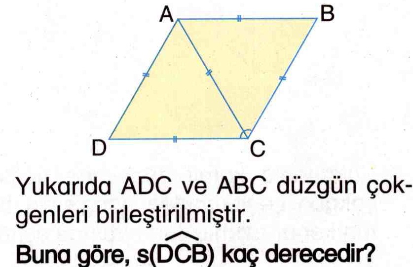Düzgün çokgenler ile ilgili soru