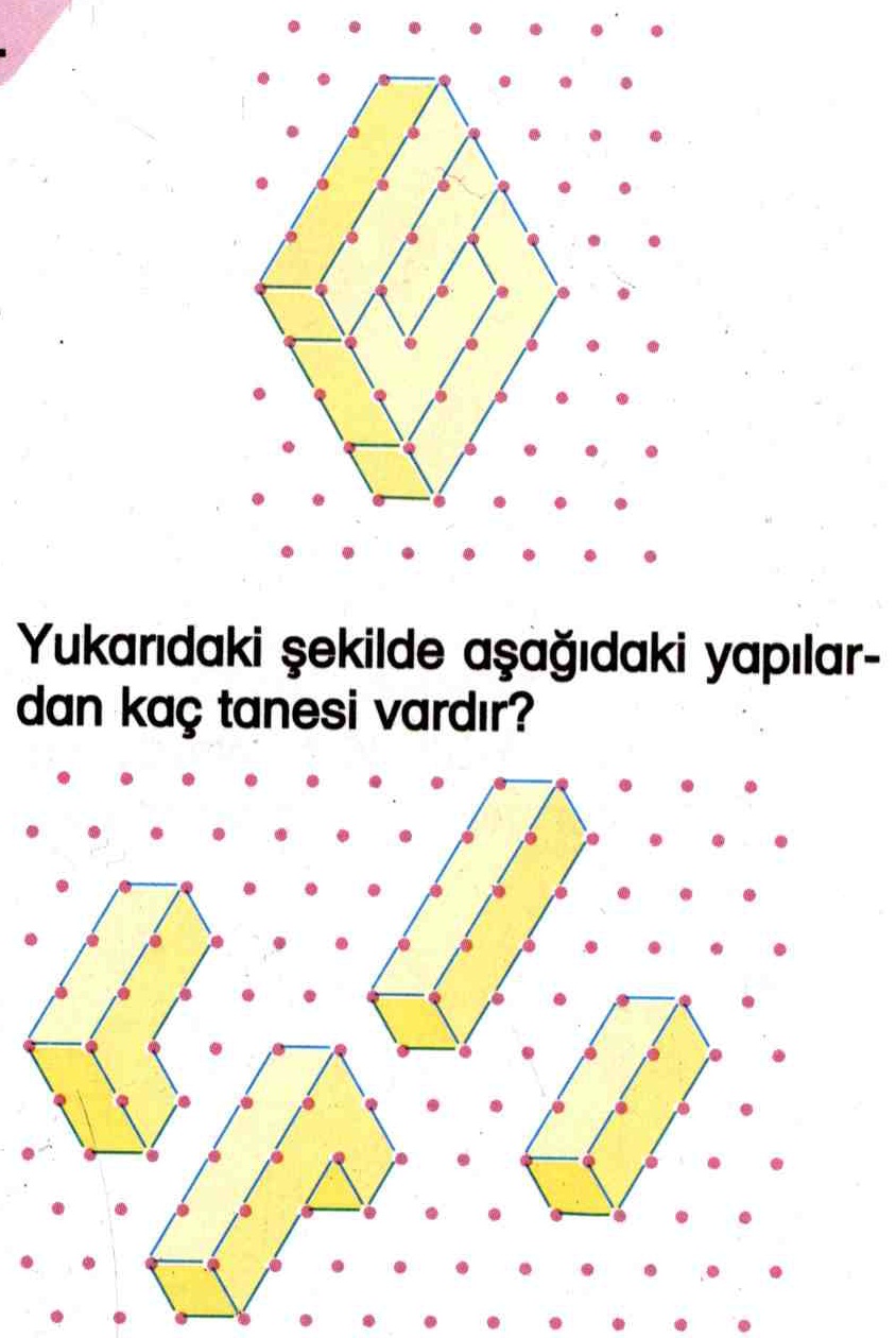 Noktalı düzlem üzerinde geometrik şekiller ile ilgili soru