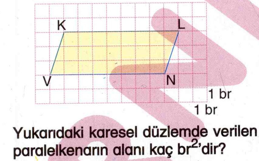 Paralelkenarın alanını hesaplama ile ilgili soru