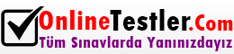 Online Testler, sınav, kpss, tyt, yks, lgs, ales, aöf, ayt, pmyo soru bankası matematik türkçe, geometri, fizik, kimya, biyoloji, eğitim bilimleri, genel kültür