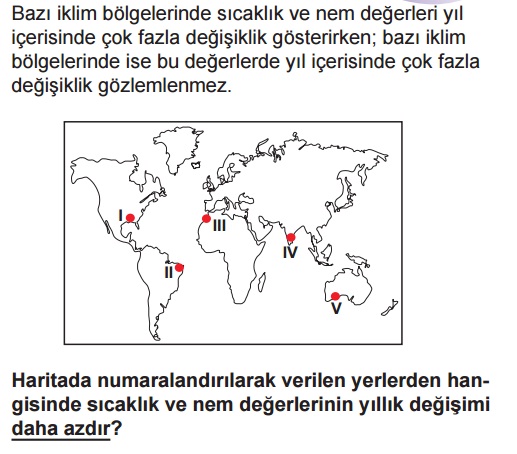 Hava Durumu Ve Iklim Online Test Coz Ygs Lys Kpss Hazirlik Cografya Cikmis Sorular Cevapli