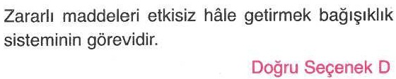 Destek ve hareket sisteminin görevleri ile ilgili sorunun cevabı