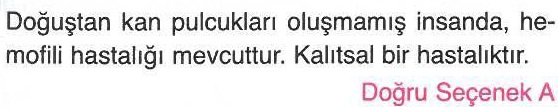 Doğuştan kan pulcuğu olmayan insanlar ile ilgili sorunun cevabı