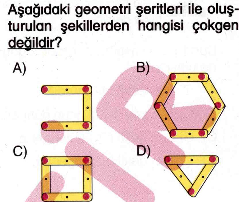 geometrik şekiller ile ilgili soru