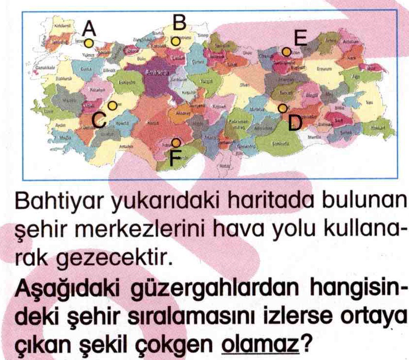 Çokgenler ile ilgili test