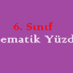 6. Sınıf Matematik Yüzdeler (Yüzde problemleri) Online Test Çöz