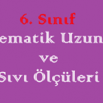 6. Sınıf Matematik Uzunluk ve Sıvı Ölçüleri Online Test