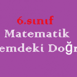 6. Sınıf Matematik Düzlemdeki Doğrular Online Test