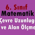 6. Sınıf Matematik Çevre Uzunluğu ve Alan Ölçme Online Test