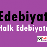 Halk Edebiyatı Online Test Soruları