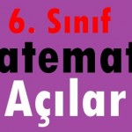 6. Sınıf Matematik Açılar Online Test