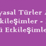 Kimyasal Türler Arası Etkileşimler – 3 (Güçlü Etkileşimler – 2) Kimya Online Test