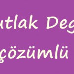 Mutlak Değer Çözümlü Test – 2 Mini Online Test